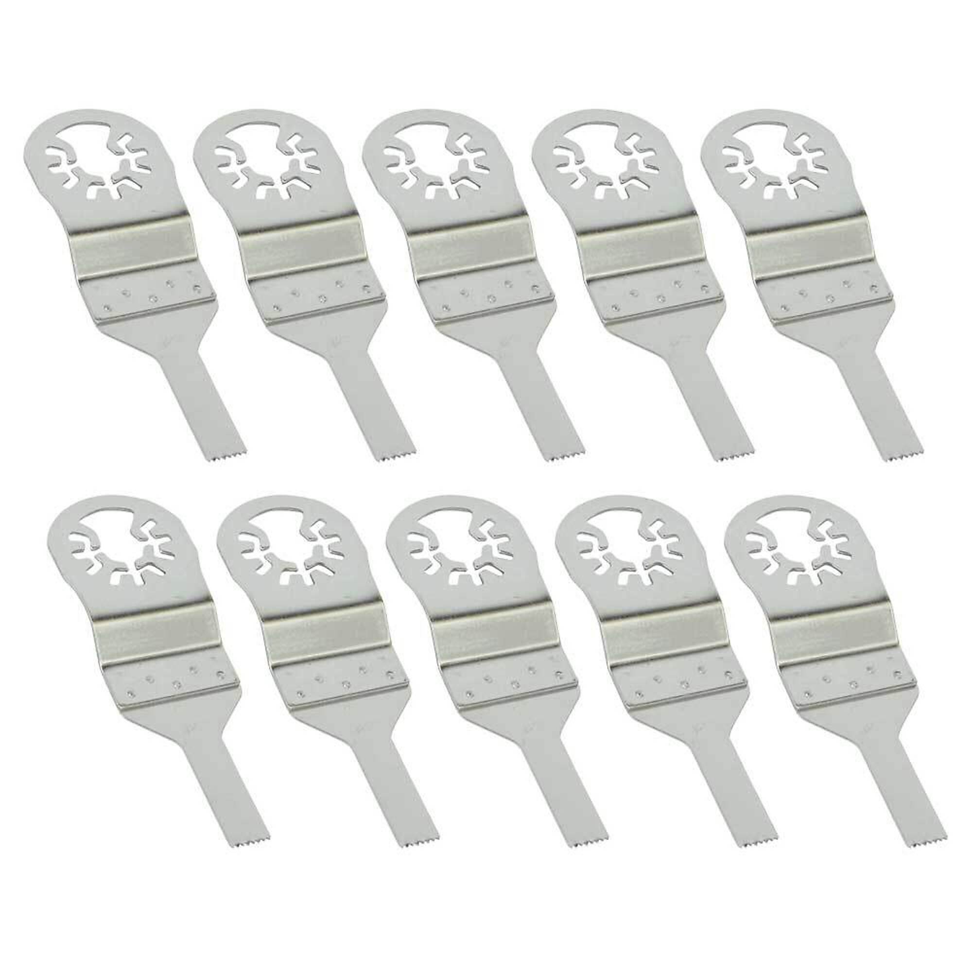 Versa Tool AB10G 10mm Stainless Steel Multi-Tool Saw Blades 10/Pk Fits Fein Multimaster, Dremel, Bosch, Craftsman, Ridgid Oscillating Tools